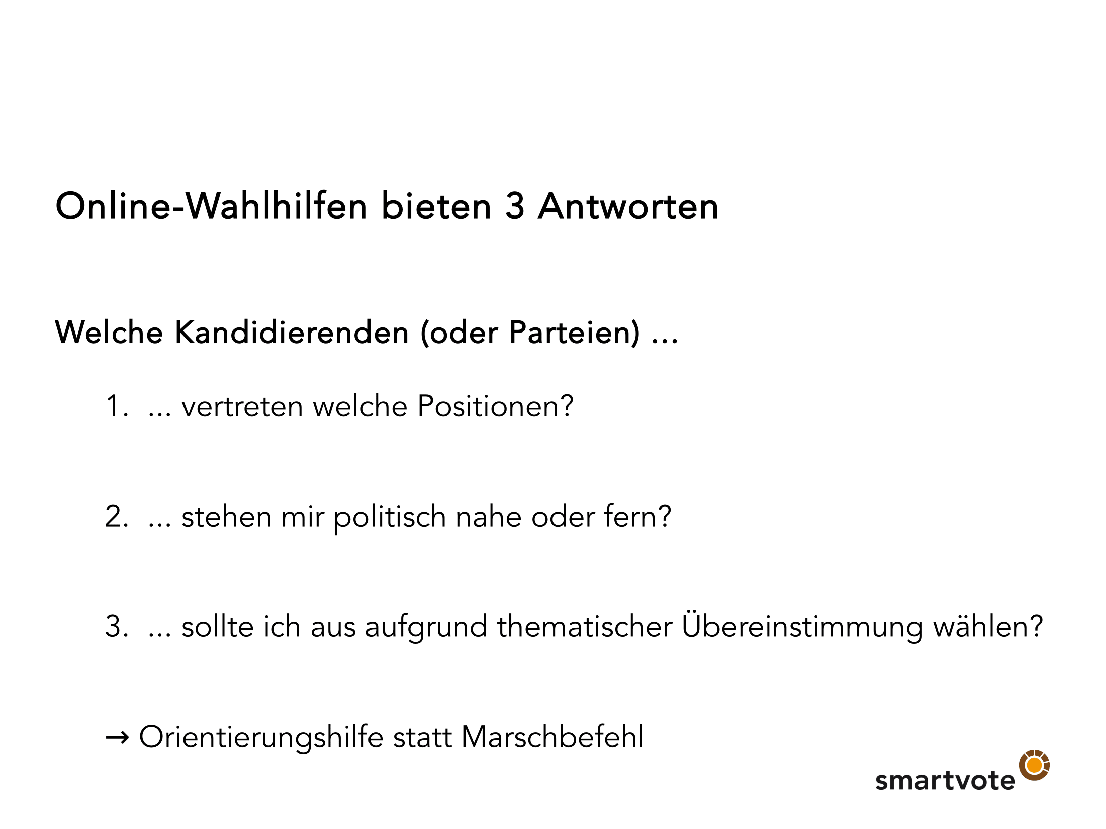 Folien Daniel Schwarz: Mehr Transparenz, stärkere Accountability, smartere Politik?