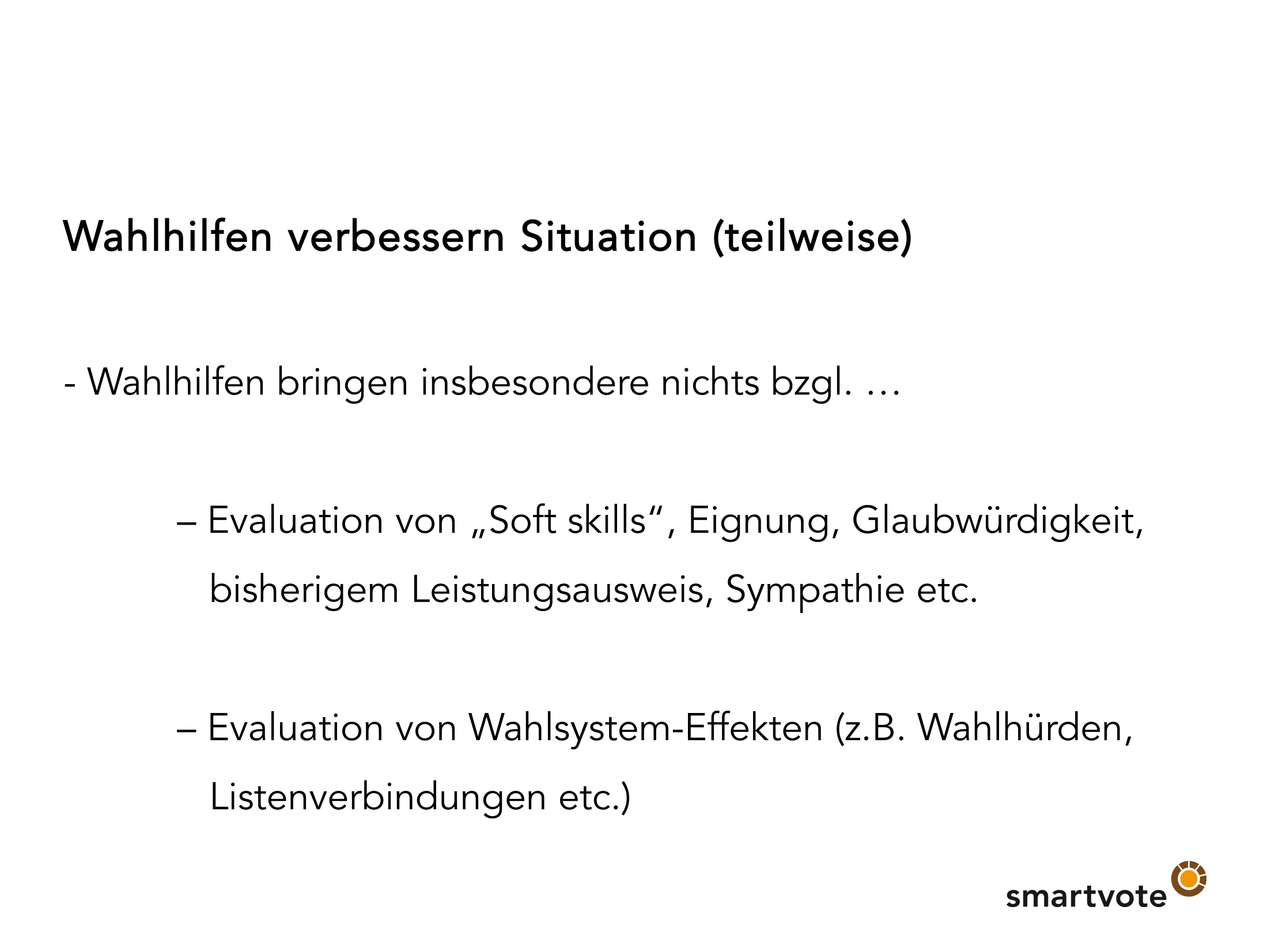 Folien Daniel Schwarz: Mehr Transparenz, stärkere Accountability, smartere Politik?